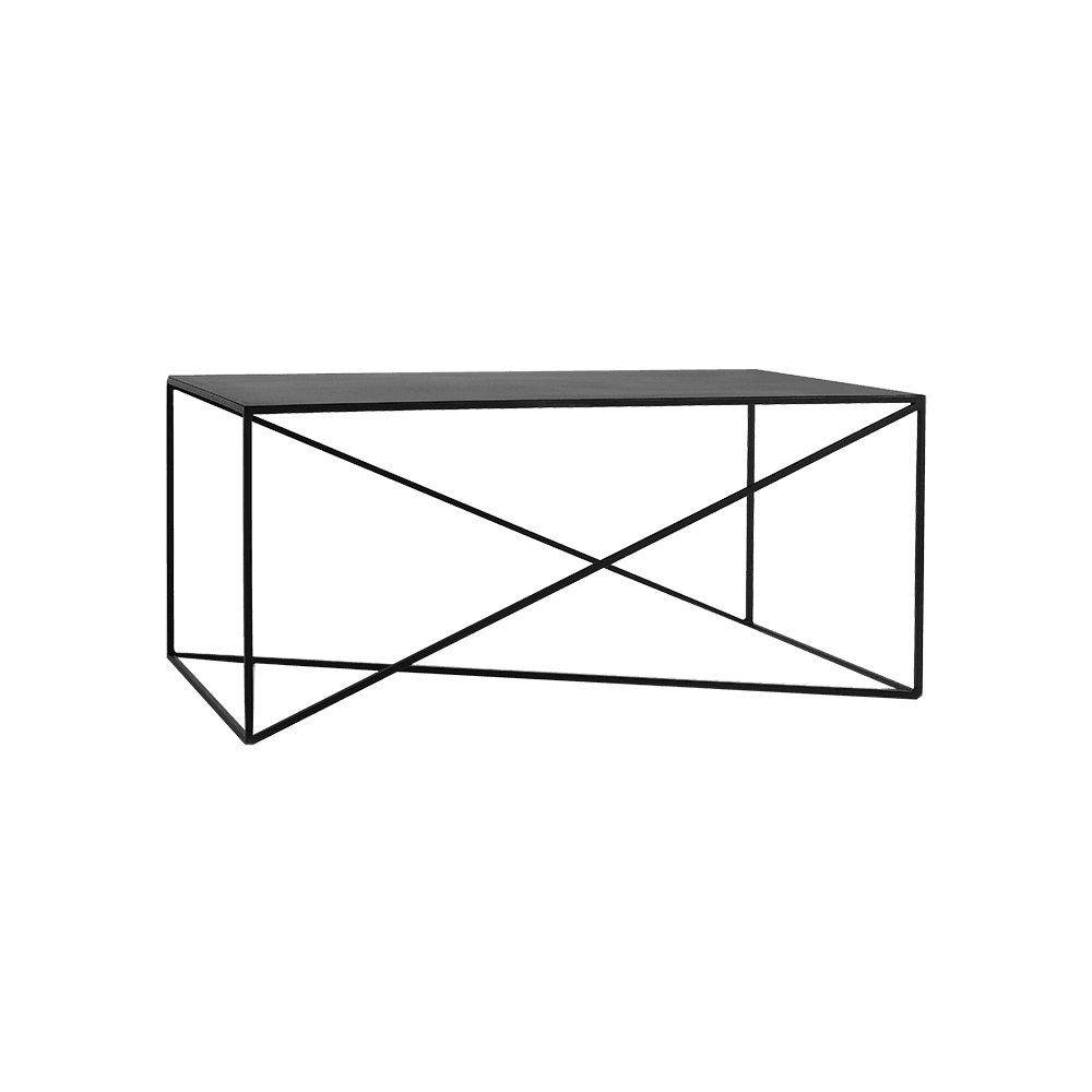 Couchtisch MEMO METAL 100x60 Schwarz