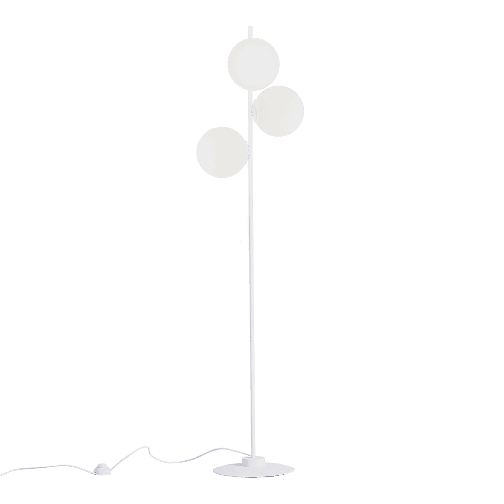 Lampada da Terra BOBLER Bianca