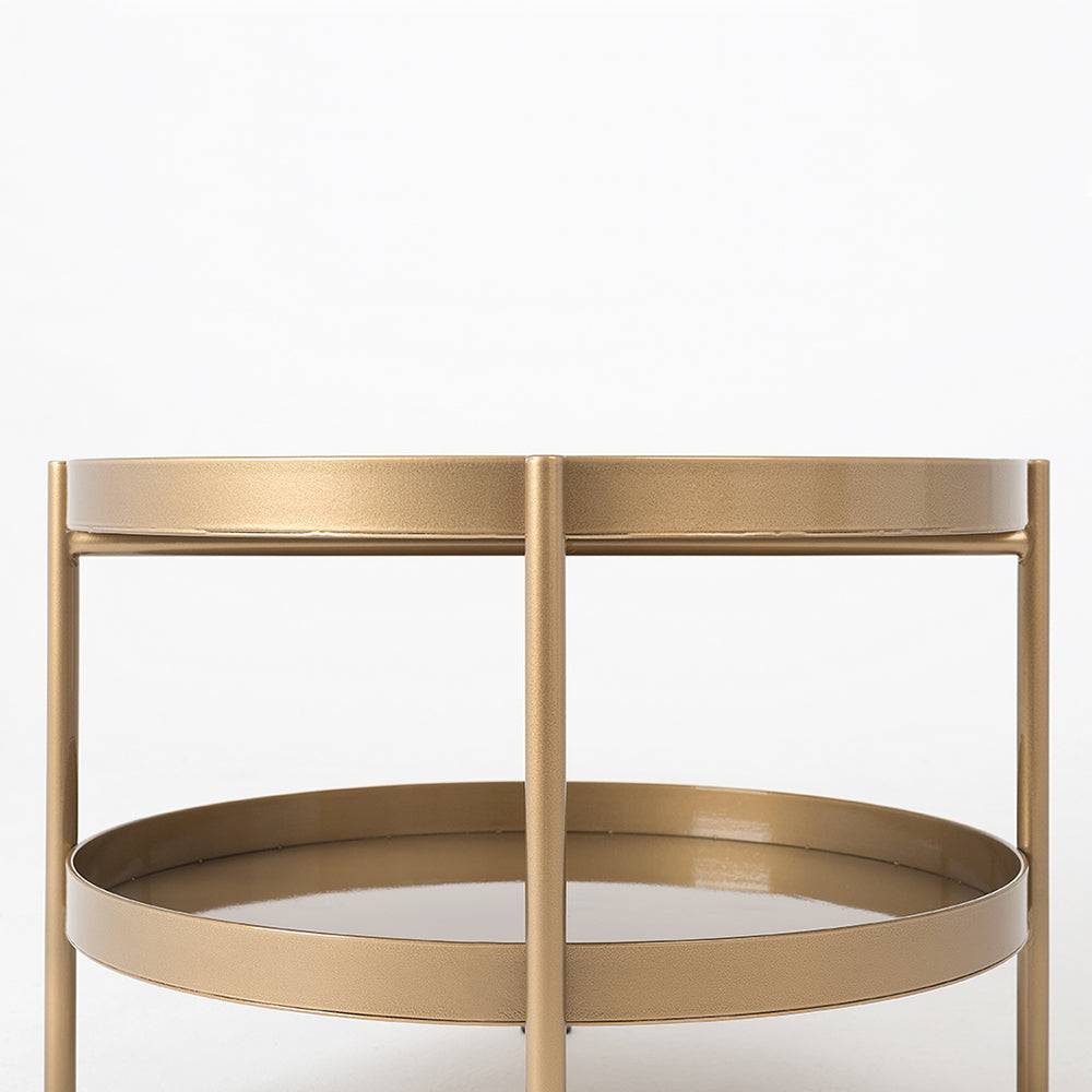 Tavolino HANNA METAL 40-2F - oro