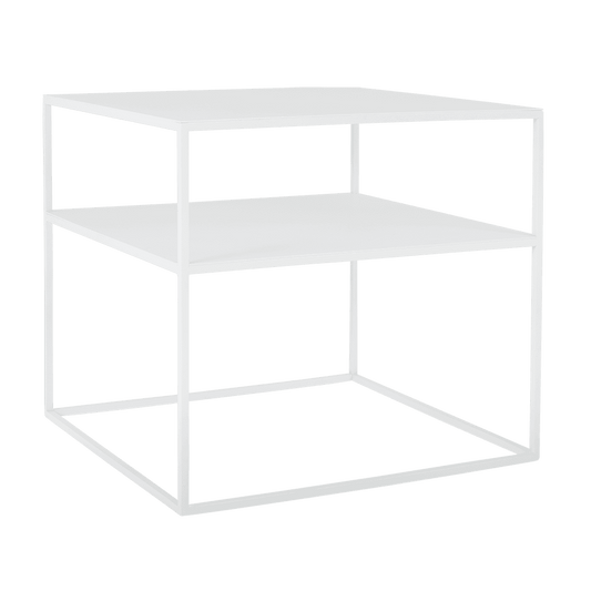 Tavolino da Caffè TENSIO 2 Floor Metal 50 - Bianco