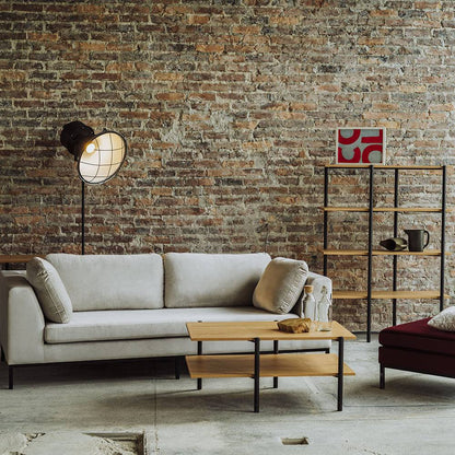 Tavolino RAVE BASIC 100x60 - quercia, nero