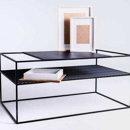 Tavolino MATRIX METAL 100x60 - nero