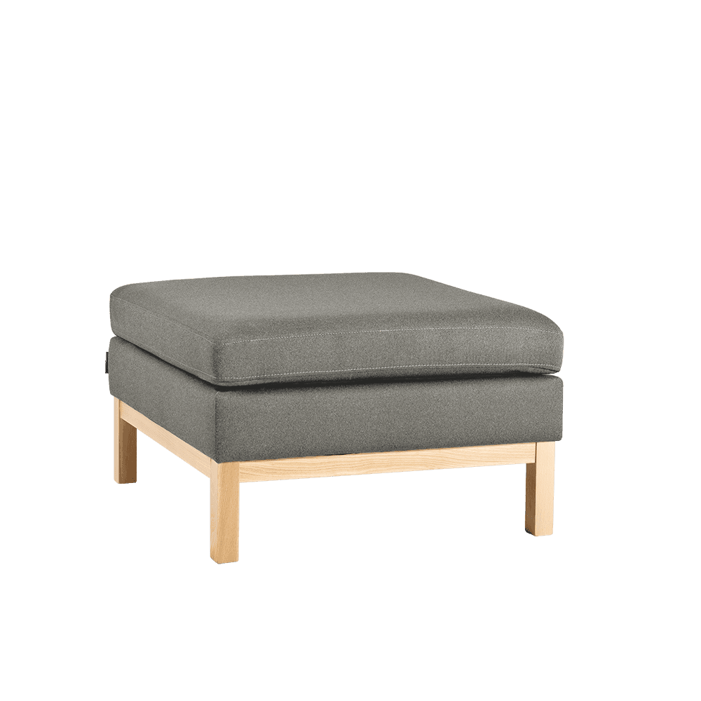 Pouf AMBIENT WOOD – Quarz, Natur