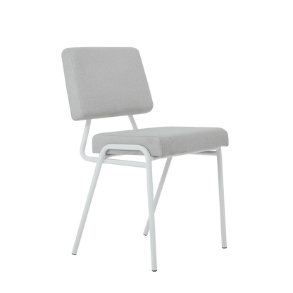 Sedia SIMPLE - platino, bianco