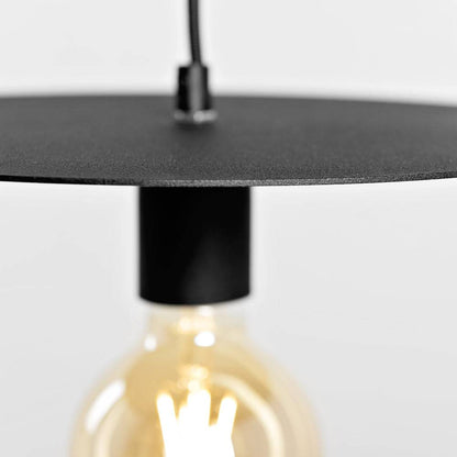 Lampada a Sospensione SKIVAS L - Nero