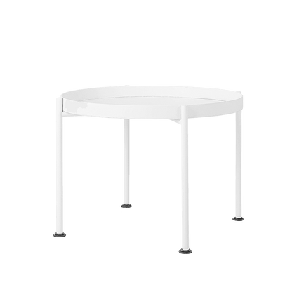Tavolino da Caffè HANNA METAL 60 - Bianco