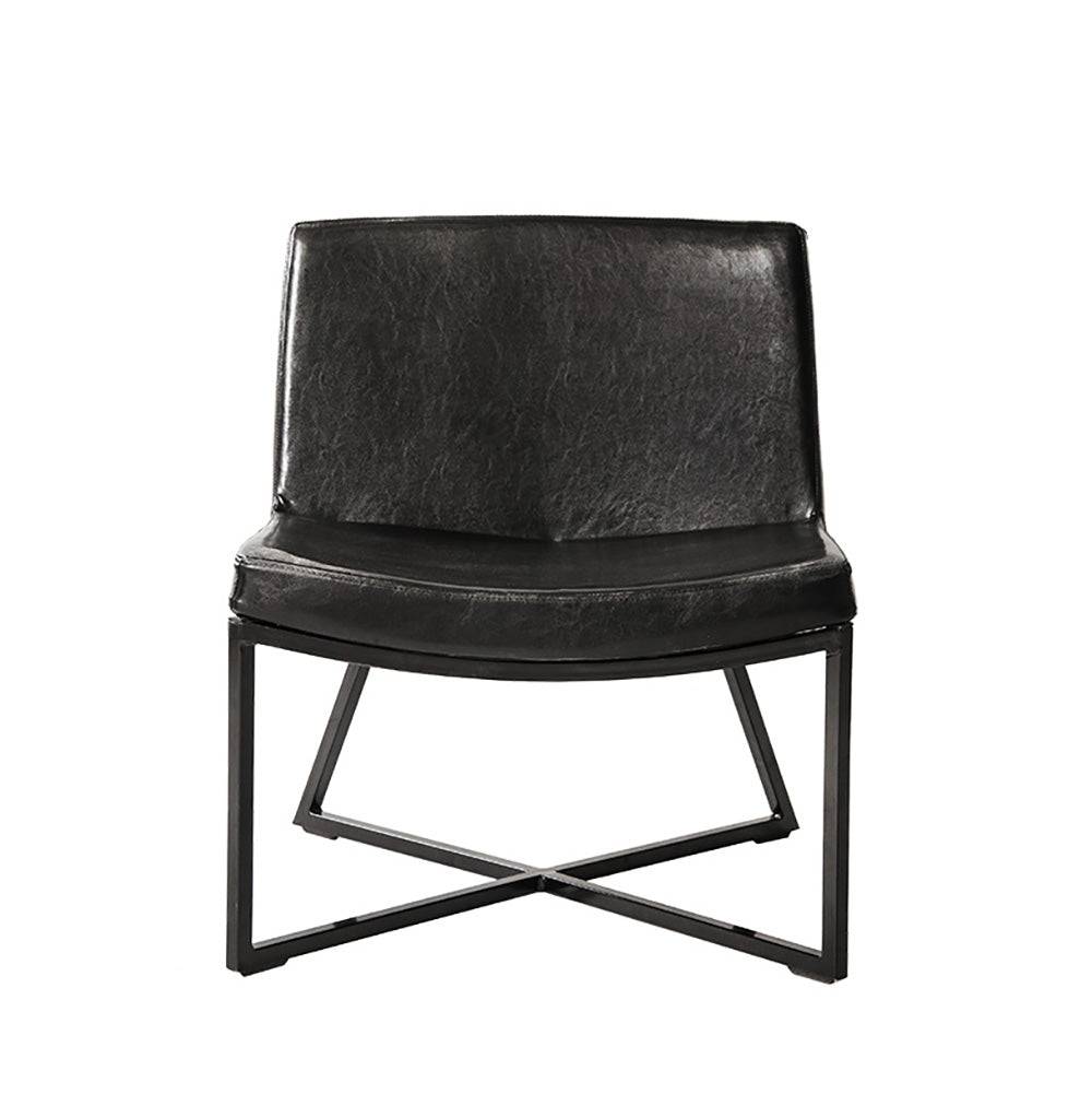 Sessel ZERO - Kunstleder schwarz