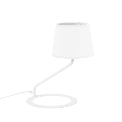 Tischleuchte SHADE – Schirm Weiß Fuß Weiß