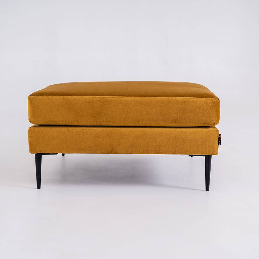 Pouf VERGAN – Passionsfrucht, Schwarz