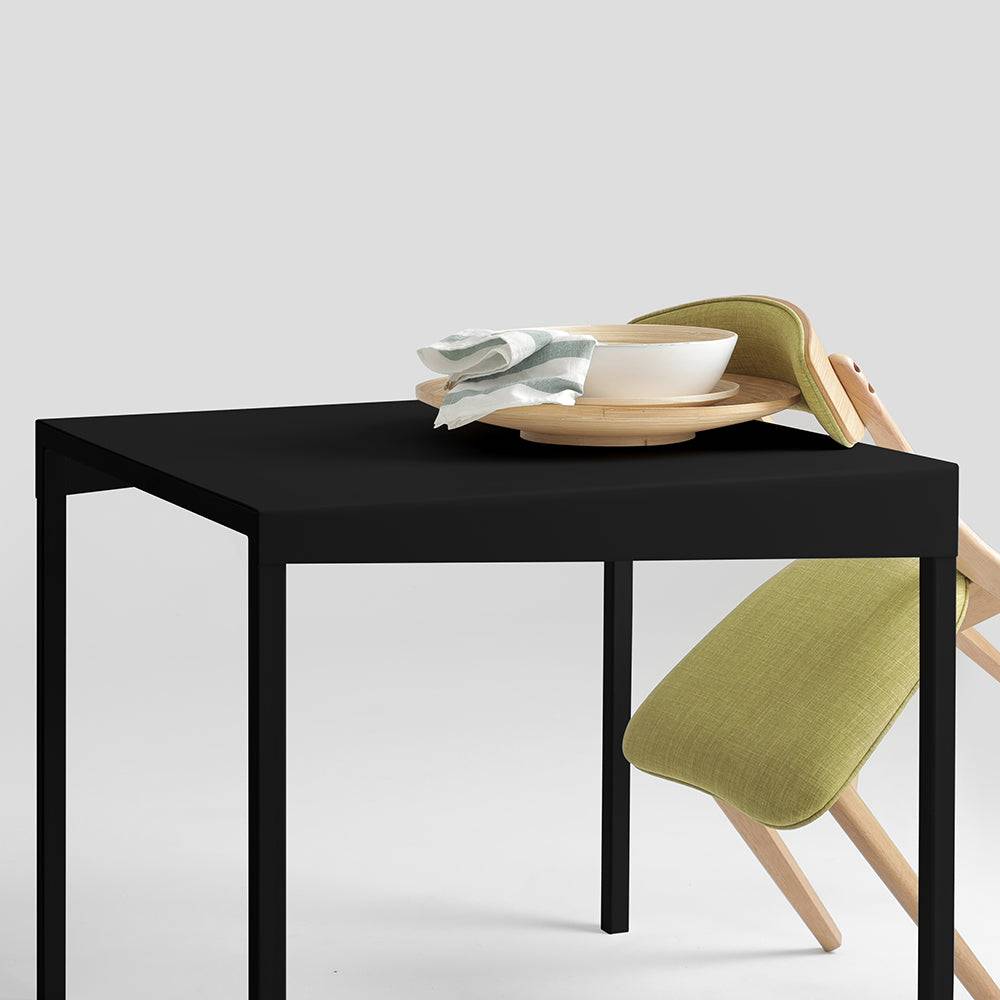 Tisch Obroos Metal 80x80 - Schwarz