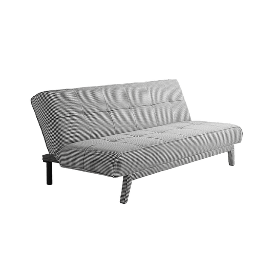 2-seater sofa bed MODES Dark Pepita, black