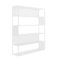 HYLLER SIDE METAL Bookshelf 150x180 white