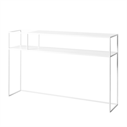 Consolle SENSO FLOWER METAL 120x25, bianco