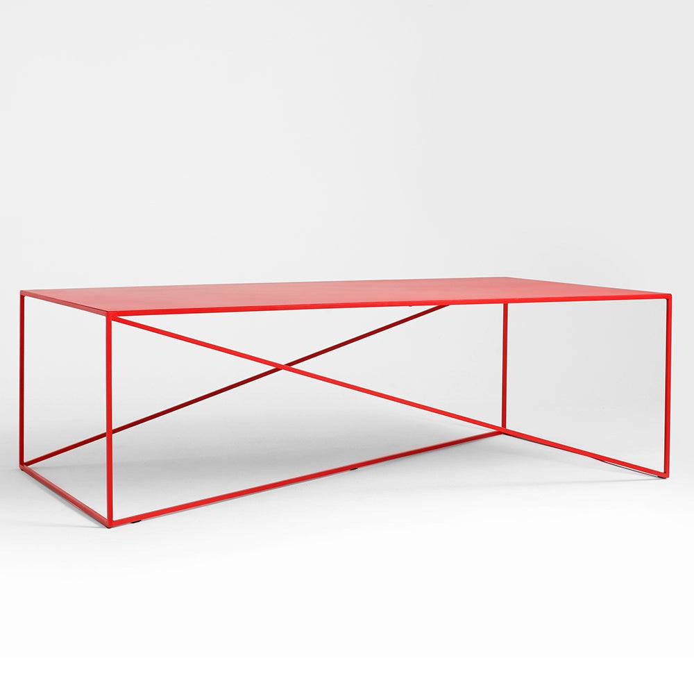 Tavolino MEMO METAL 140 Rosso