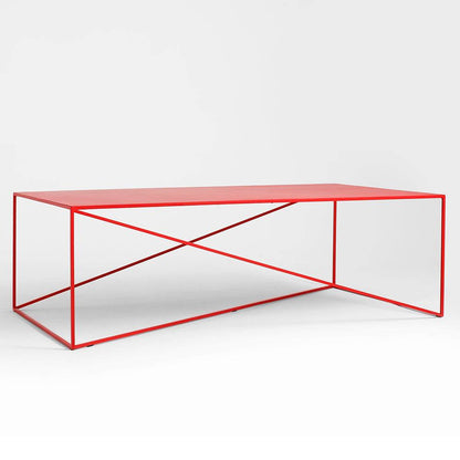 Tavolino MEMO METAL 140 Rosso