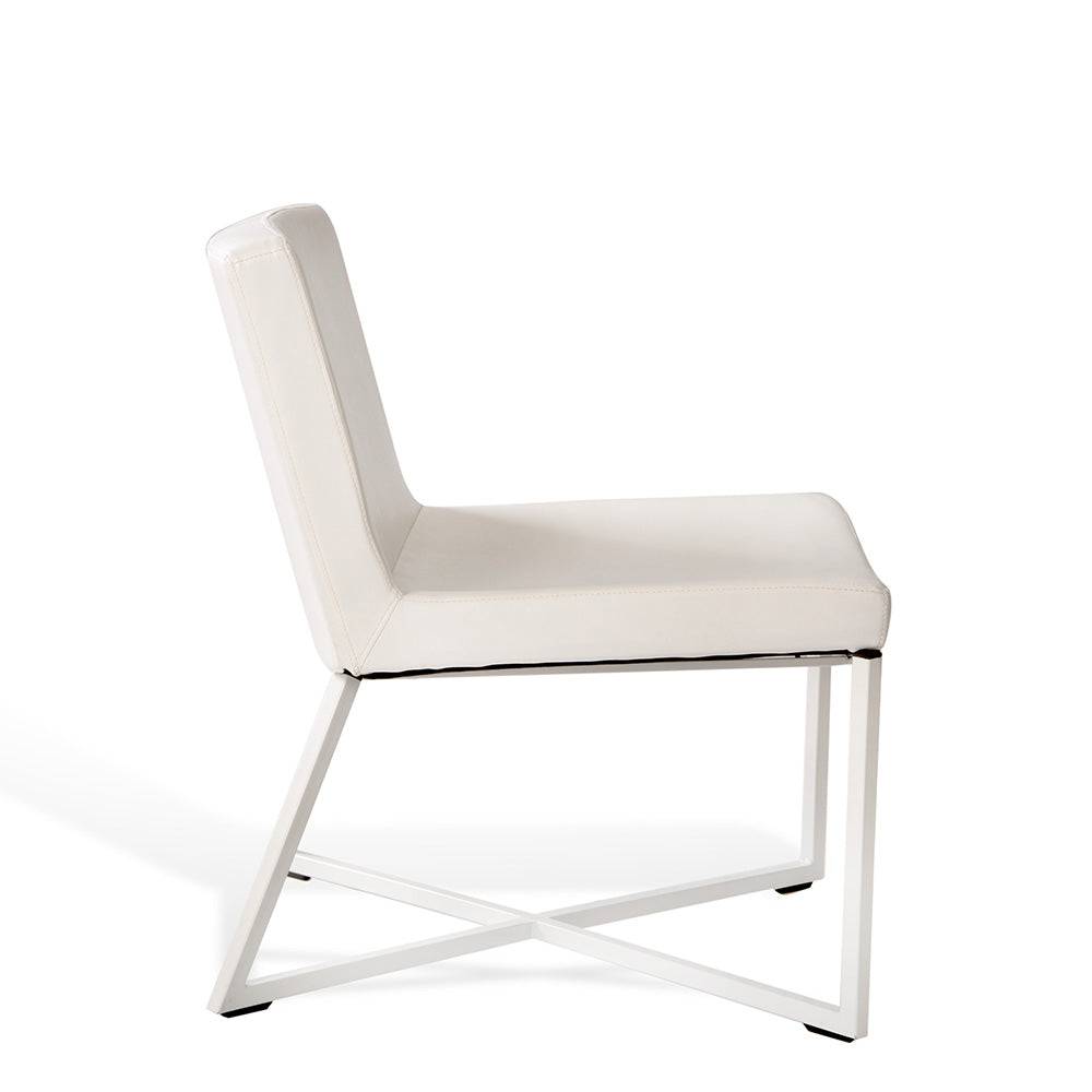 Poltrona ZERO - Ecopelle bianca