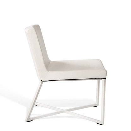 Poltrona ZERO - Ecopelle bianca