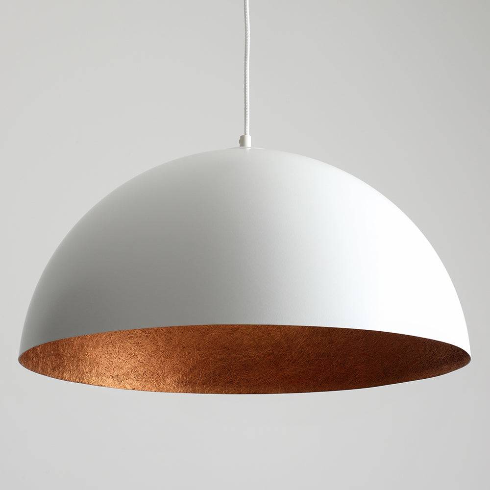 Plafoniera LORD 50 - Rame e Bianco