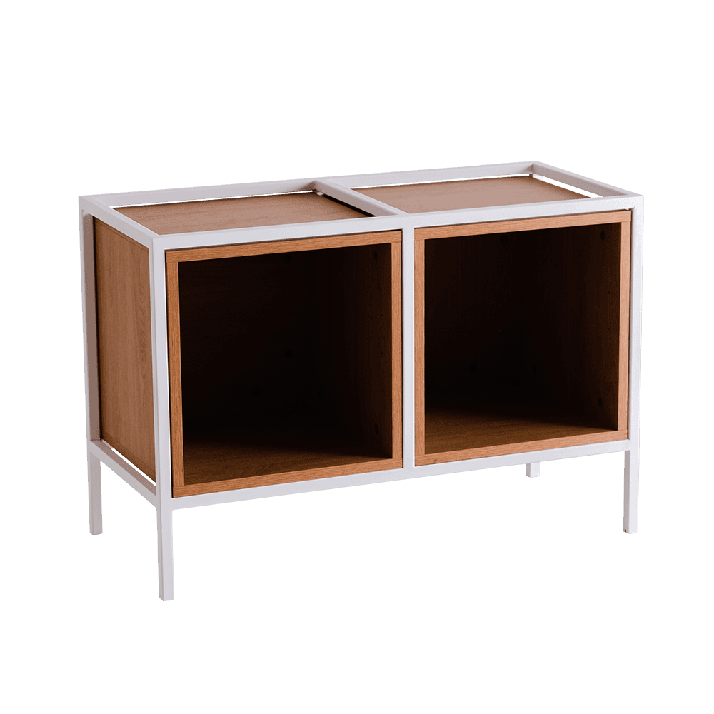 Rack SKAP 2R1 BOKS x2 - bianco