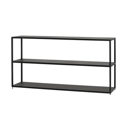 Libreria HYLLER METAL 150x75 - Nero