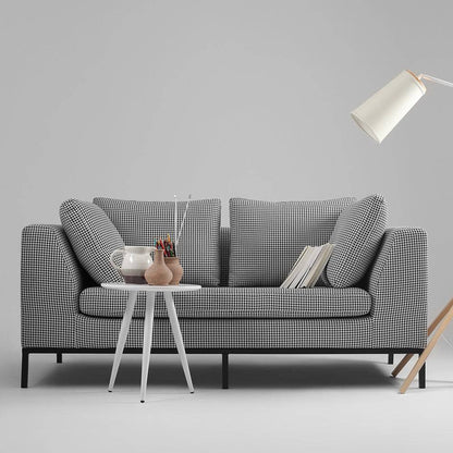 2-Sitzer-Sofa AMBIENT Dark Pepita Schwarz