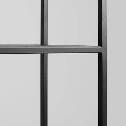 Libreria HYLLER METAL 150x110 - Nero
