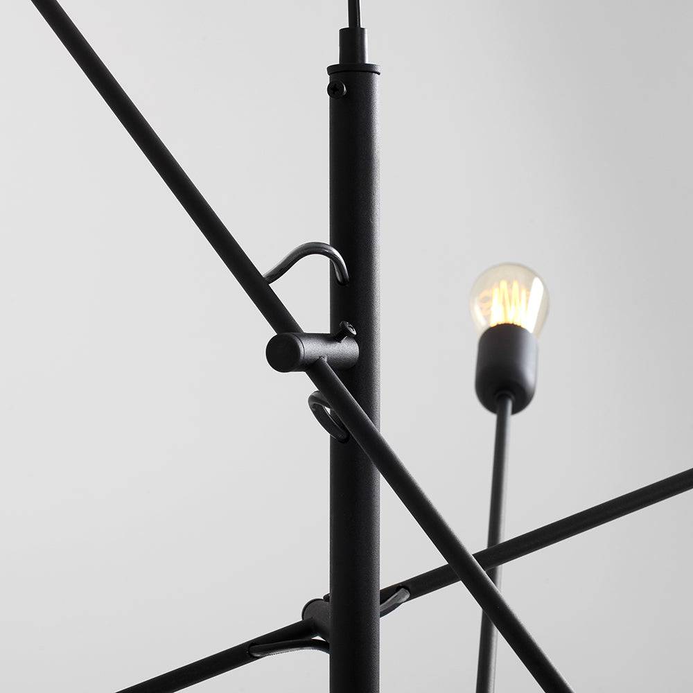 Lampada TWIGO 6 - Nero