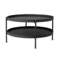 Coffee Table HANNA METAL 80 - Black