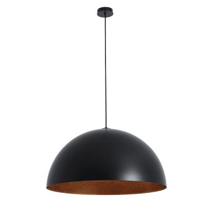 Deckenleuchte LORD 70 – Kupfer und Schwarz