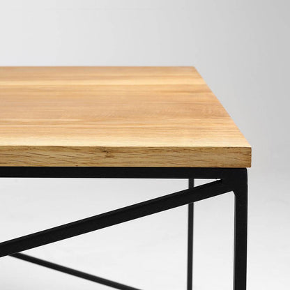 Tavolino MEMO legno massello 140, nero