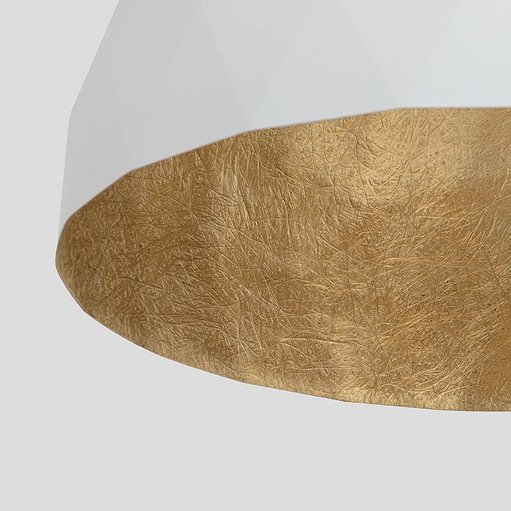 Deckenleuchte LEONARD M - Gold-Weiß