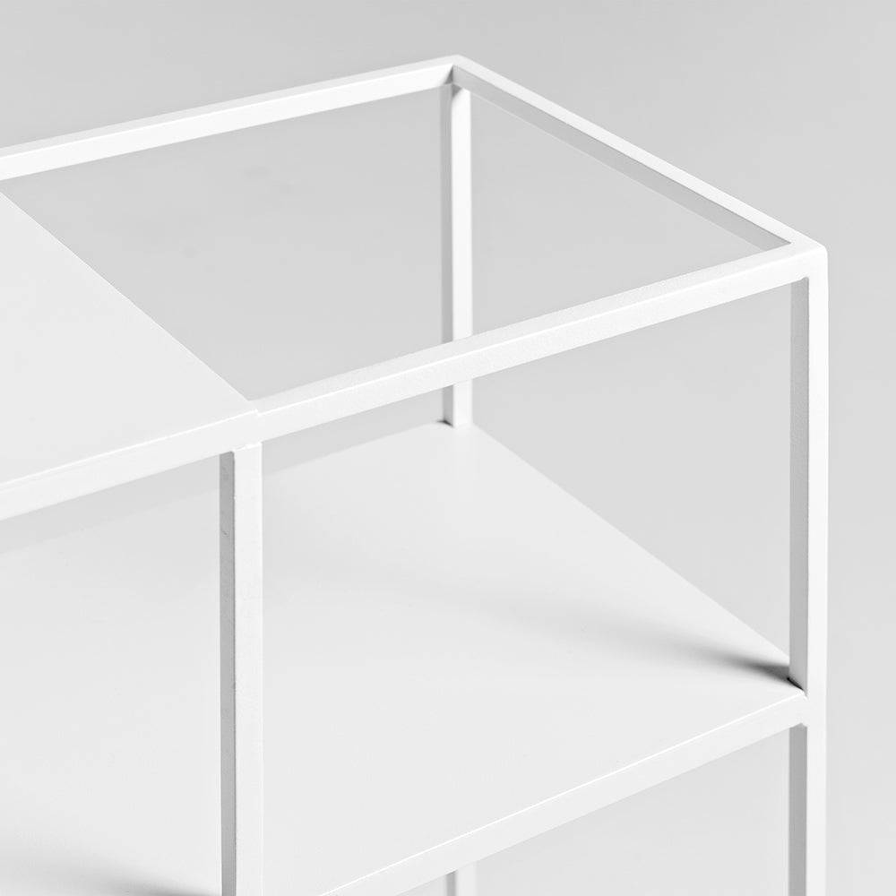 Senso Flower Metal Console Table 120x25 White