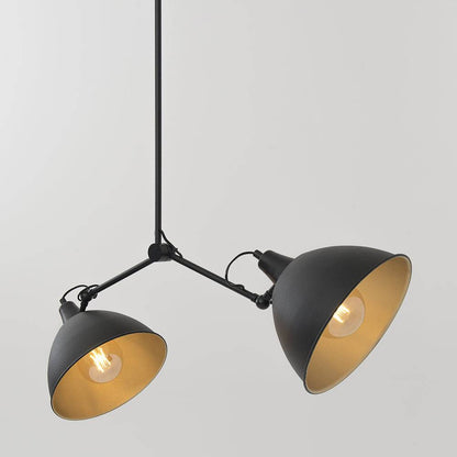 Lampada Coben Two Head nero