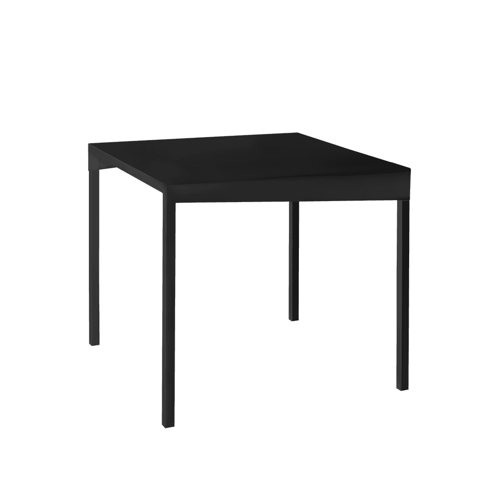 Tisch Obroos Metal 80x80 - Schwarz