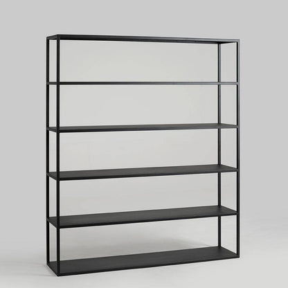 Libreria HYLLER METAL 150x180, nero