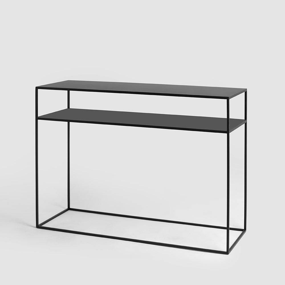 Console TENSIO 2 Floor Metal 100x35 - Nero