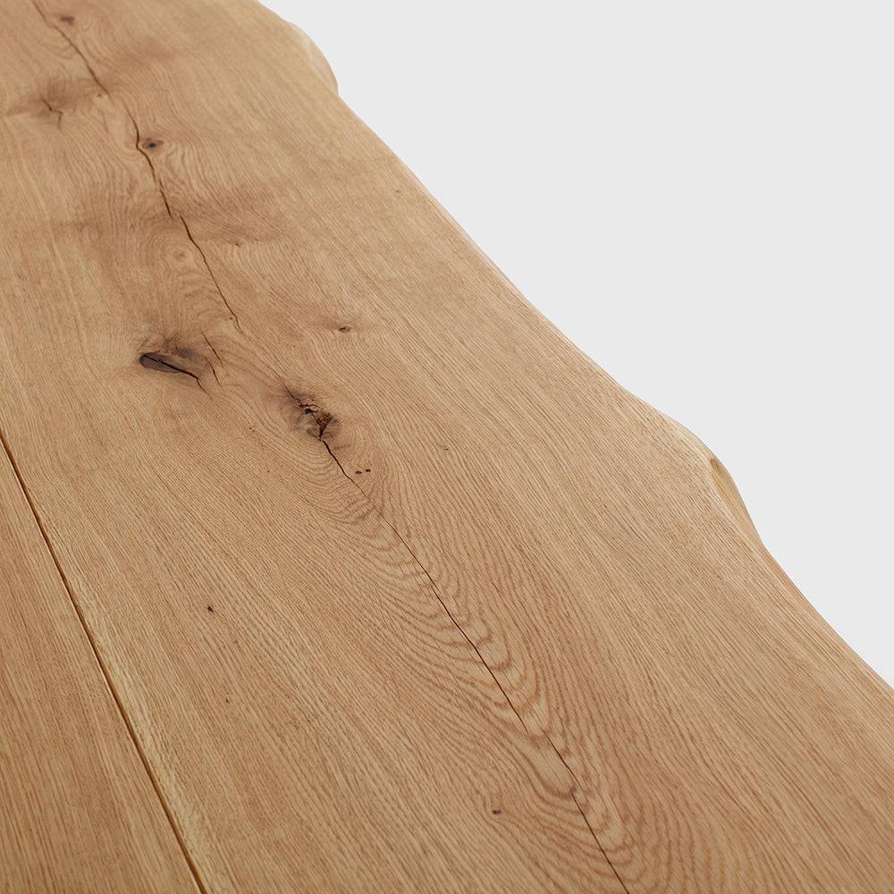Esstisch FELD 180x90 Massivholz Eiche Weiß