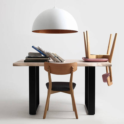 Plafoniera LORD 70 - Rame e Bianco