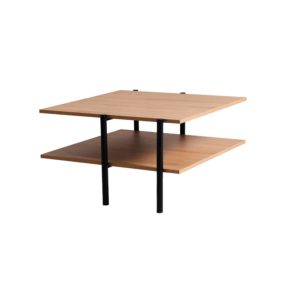 Tavolino RAVE BASIC 80 - quercia, nero