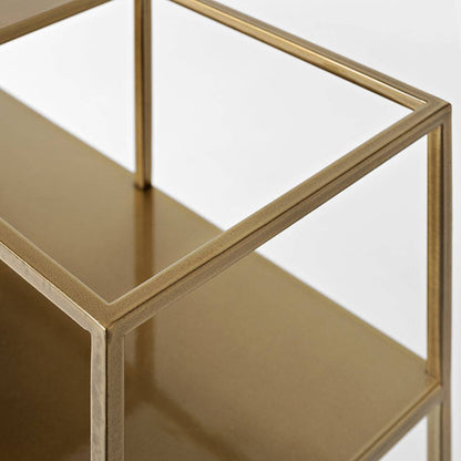 Tavolo Console Senso Flower Metal 120x25 Oro