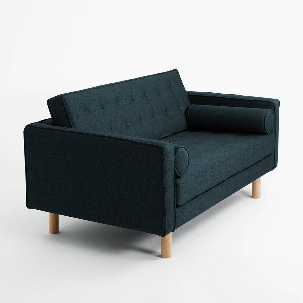 Divano Letto 2 Posti TOPIC WOOD, Deep Sea, Naturale