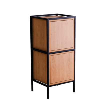 Rack SKAP 1R2 Doppia Porta - Nero