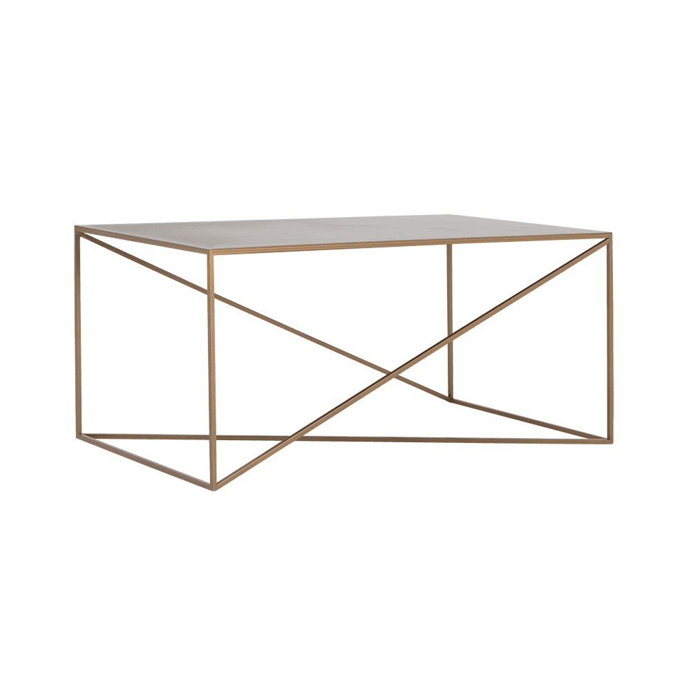 Beistelltisch MEMO METALL 100x60 Gold