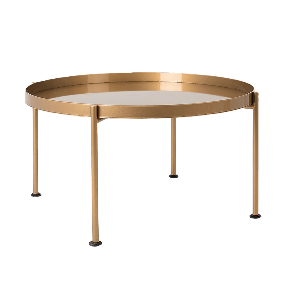 Couchtisch HANNA METAL 60 – Gold