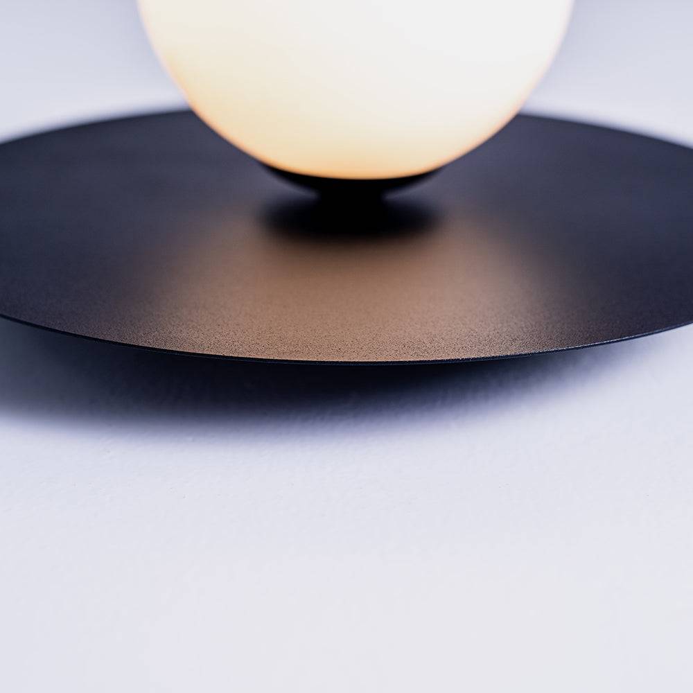 Lampada da Tavolo SKIVA BALL S nero