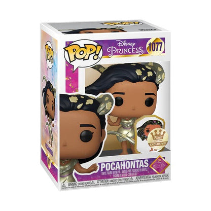 Funko Pop Disney Prinzessin – Pocahontas (1077) Vinyl Exklusiv Prinzessin mit Pin