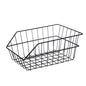 REAR BASKET WIRE WITH HOOKS BICYCLE BIKE BASKET BLACK IRON CARRIER