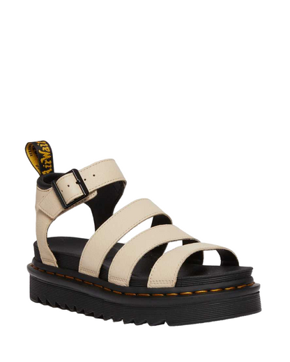 Dr. Martens Sandalo da donna in pelle Pisa con cinturini Blaire 30706292 parchment beige