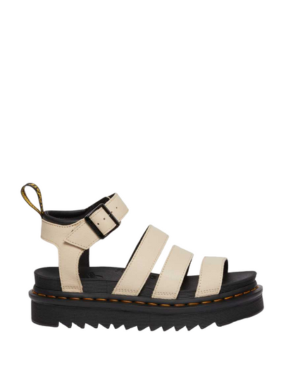 Dr. Martens Sandalo da donna in pelle Pisa con cinturini Blaire 30706292 parchment beige