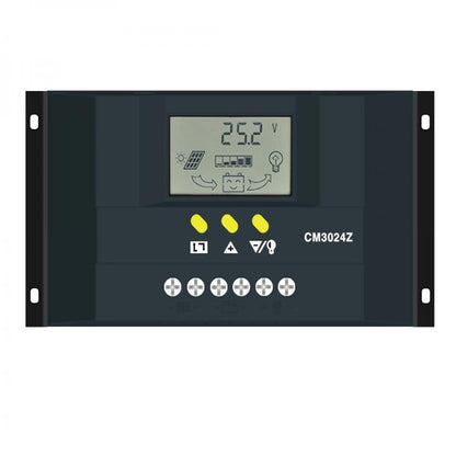 SOLARLADEREGELGERÄT 12V/24V 30A AUTOMATISCH FÜR SOLARPANEELE